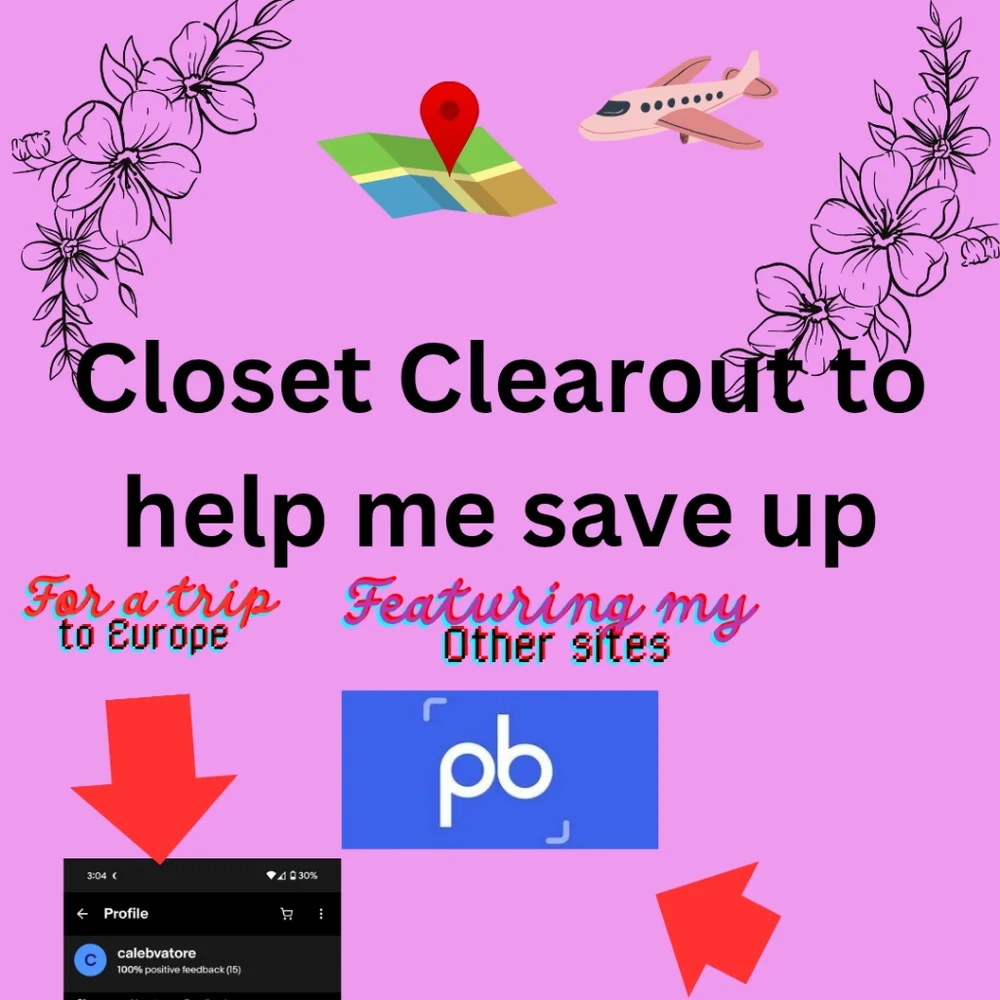 Digital Closet Clearout Sale Banner - Travel Savings Theme
